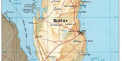 Qatar täyden kartta