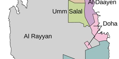 Kartta qatar kunta 